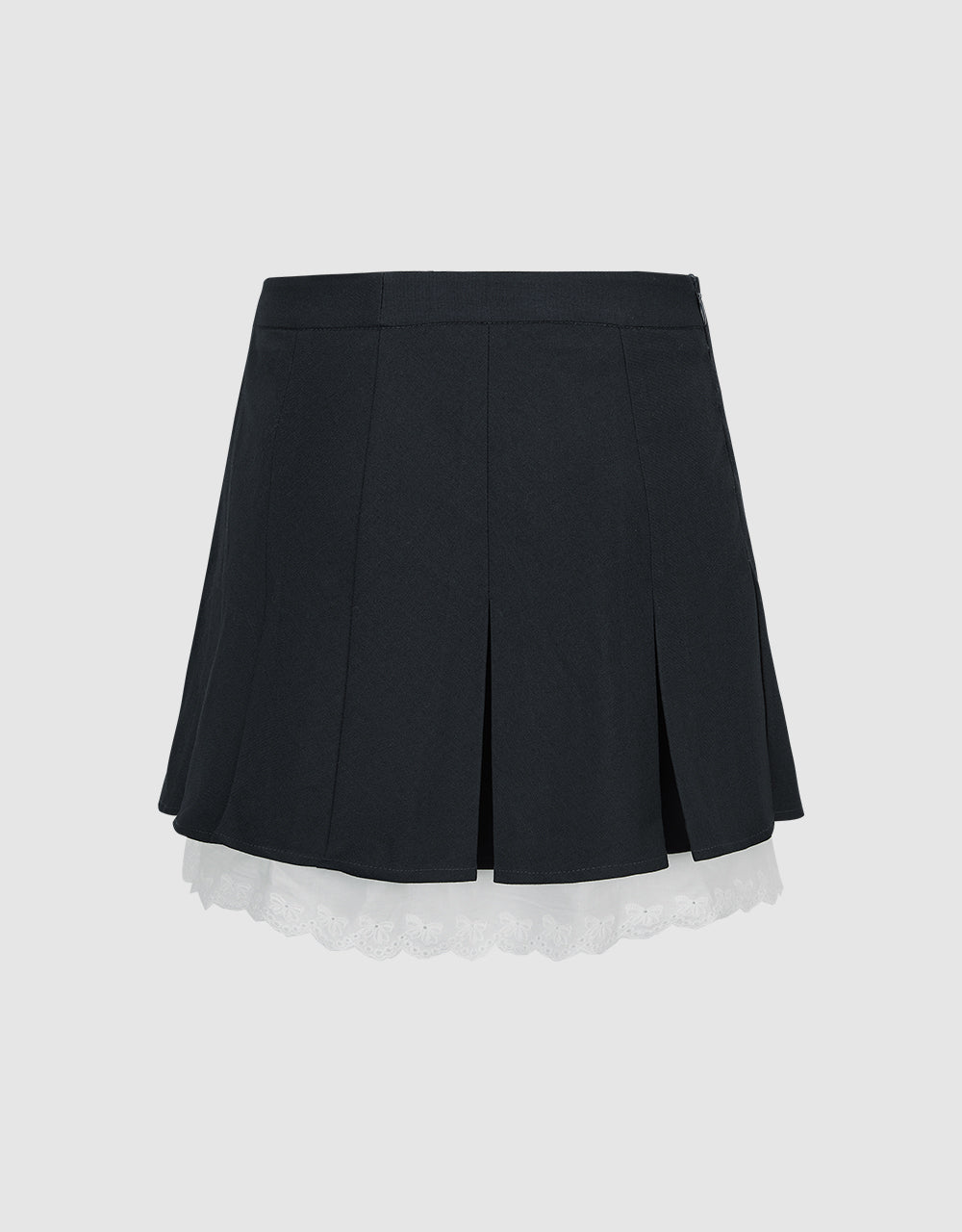 Two Toned Mini A-Line Skirt