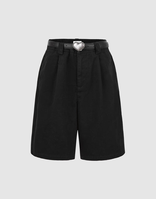 Tailored Shorts With Belt