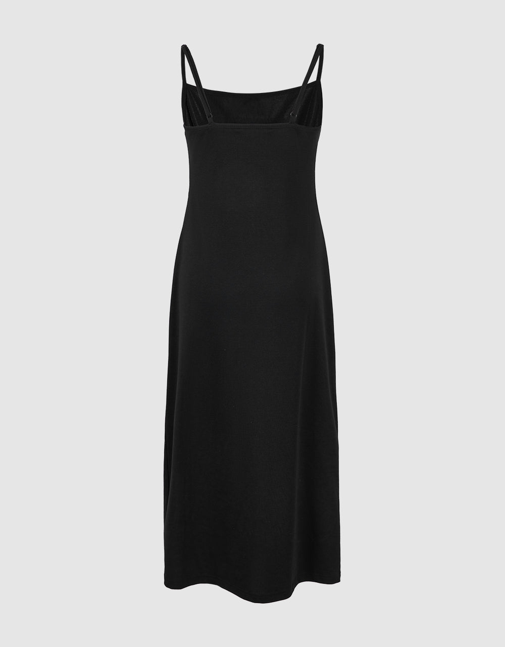 Letter Printed Straight Cami Dress