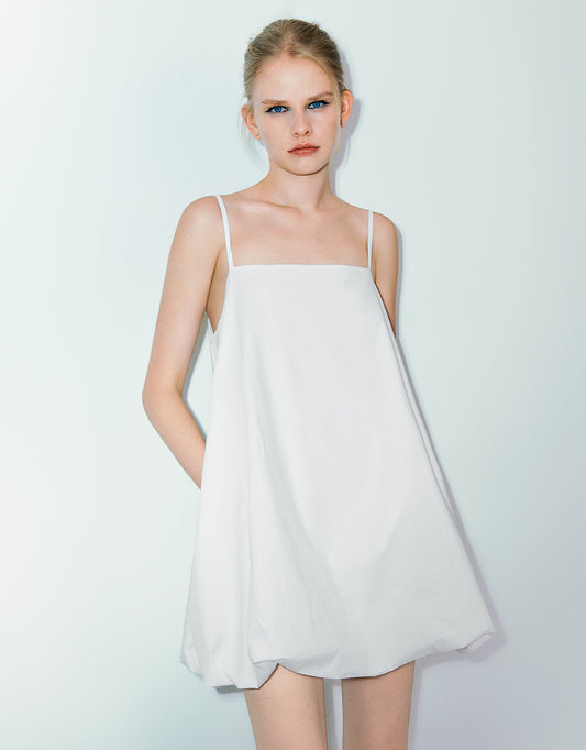 Bubble Hem A-Line Cami Dress