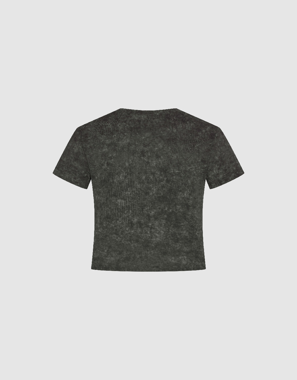 Letter Printed Crew Neck T-Shirt