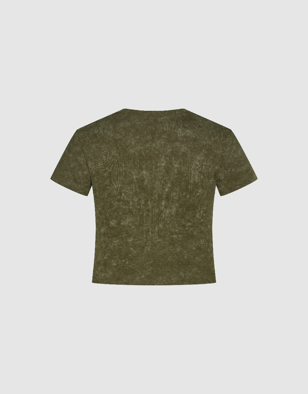 Letter Printed Crew Neck T-Shirt