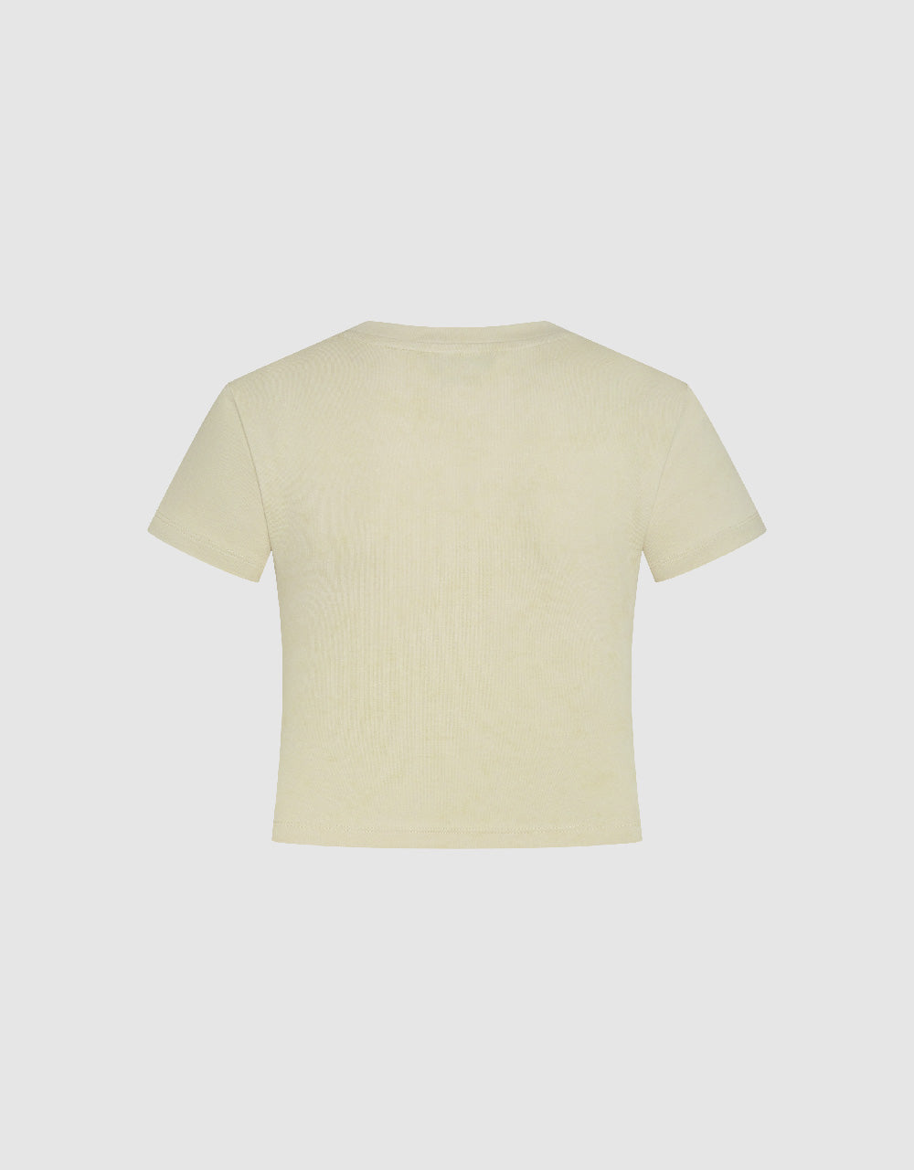 Letter Printed Crew Neck T-Shirt