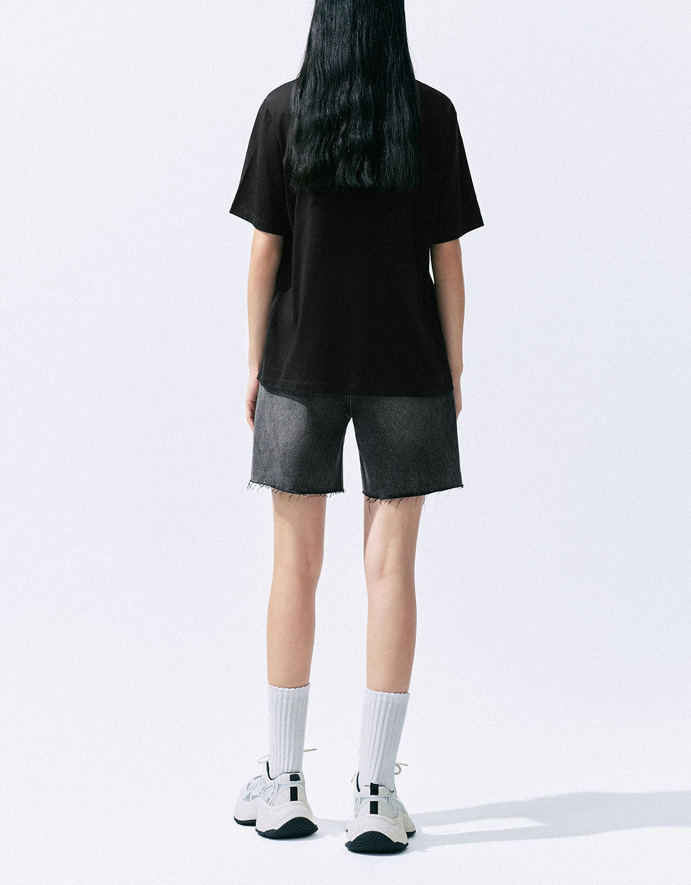 Letter Printed Crew Neck T-Shirt