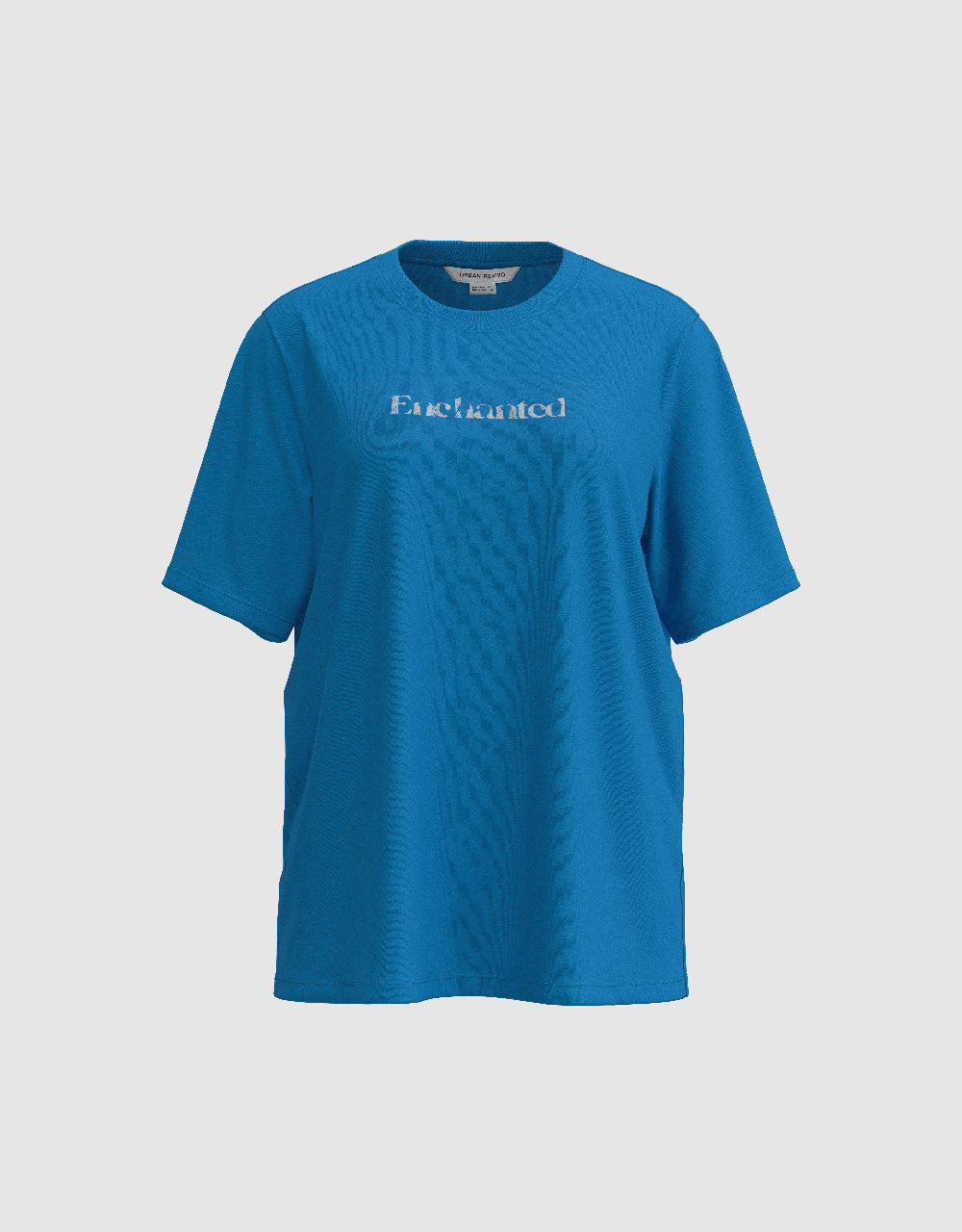 Letter Printed Crew Neck T-Shirt