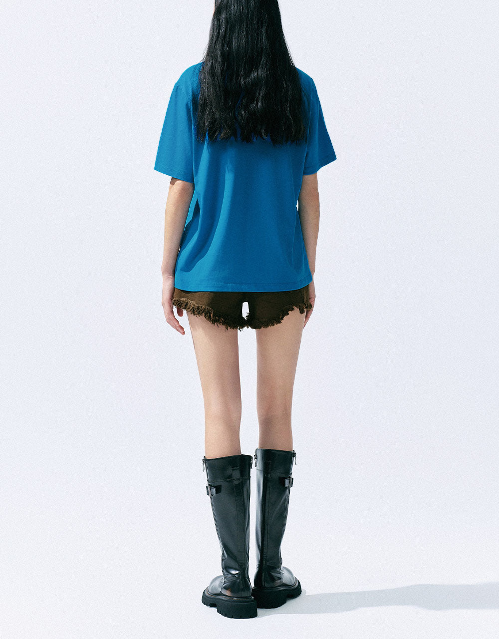 Letter Printed Crew Neck T-Shirt