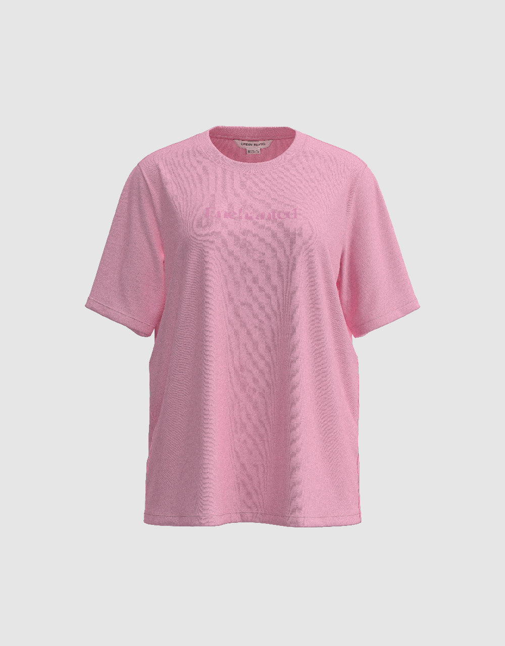 Letter Printed Crew Neck T-Shirt