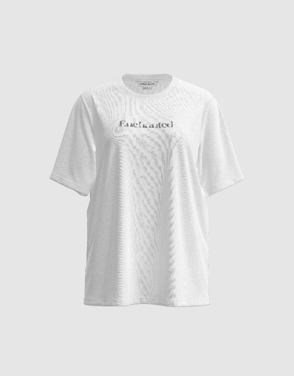 Letter Printed Crew Neck T-Shirt