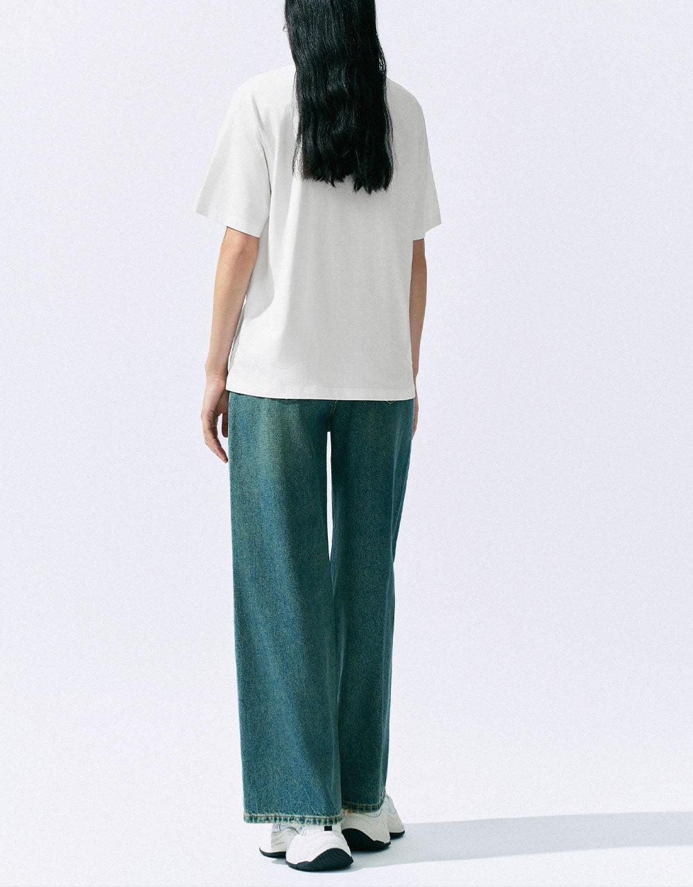 Letter Printed Crew Neck T-Shirt