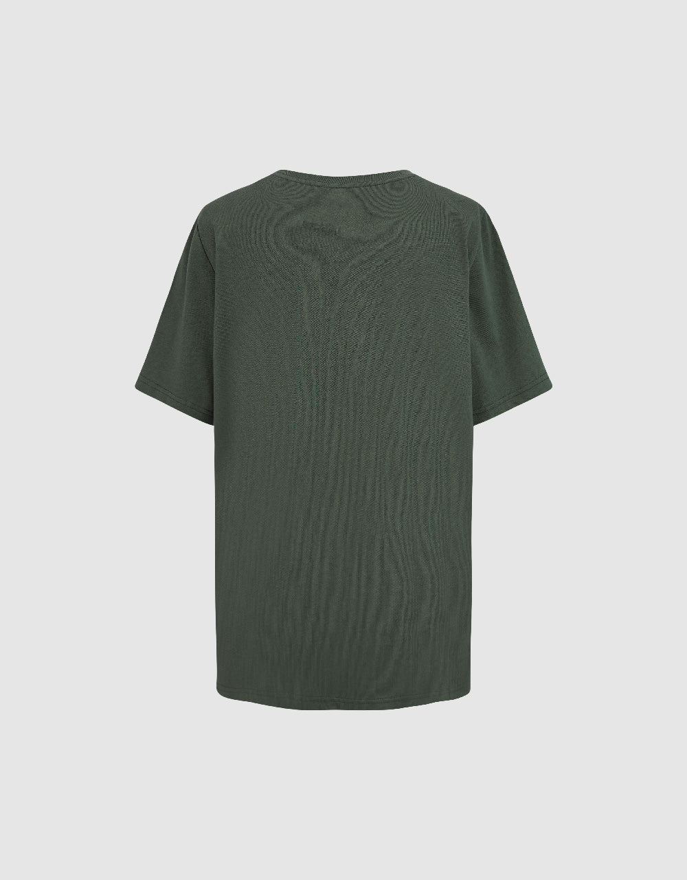 Letter Printed Crew Neck T-Shirt