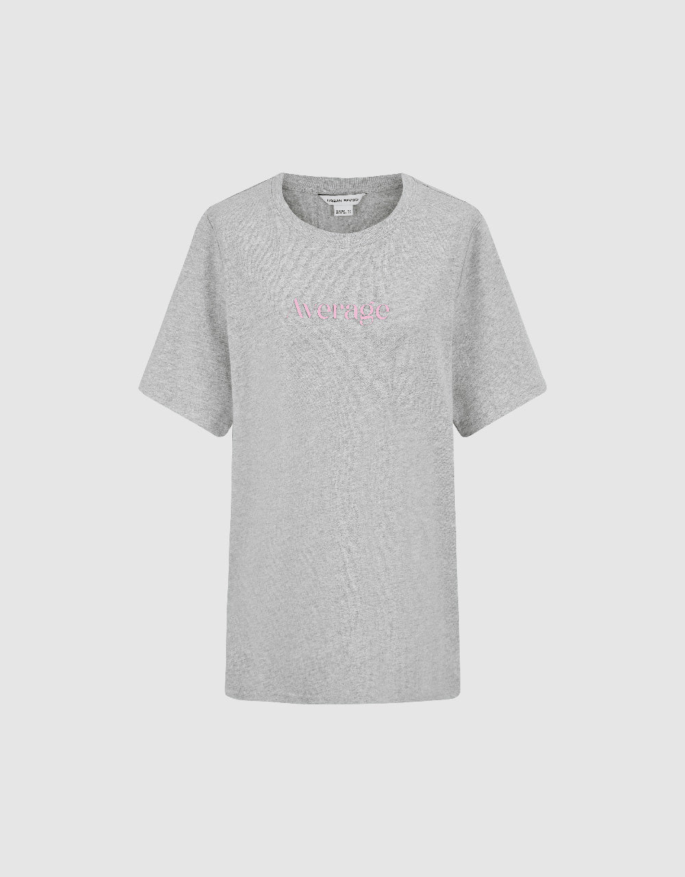 Letter Printed Crew Neck T-Shirt