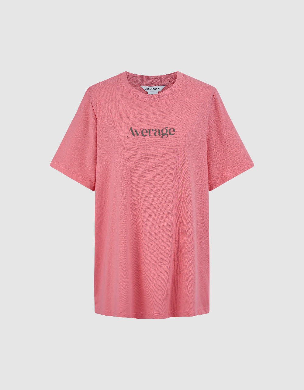 Letter Printed Crew Neck T-Shirt