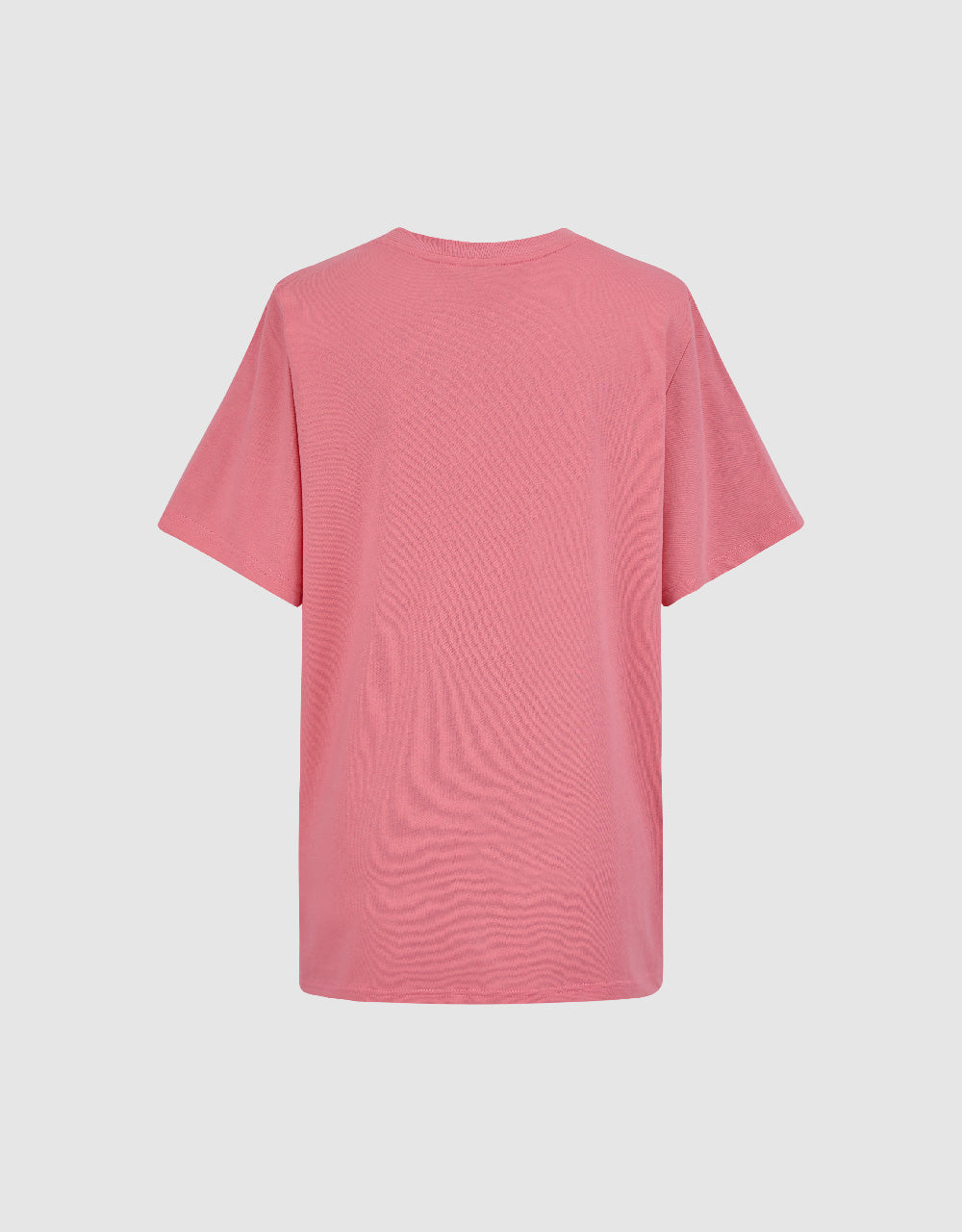 Letter Printed Crew Neck T-Shirt