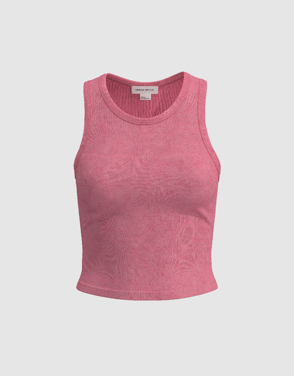 Crew Neck Knitted Tank Top