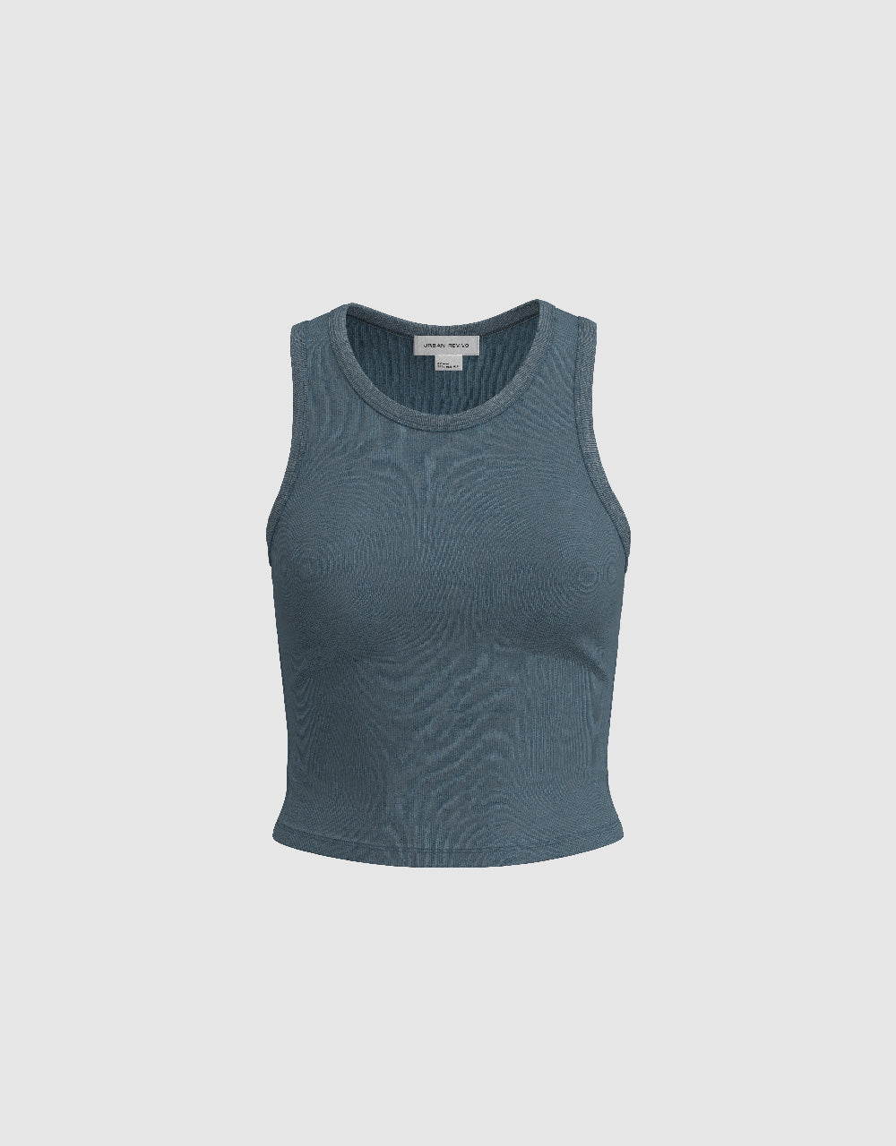 Crew Neck Knitted Tank Top