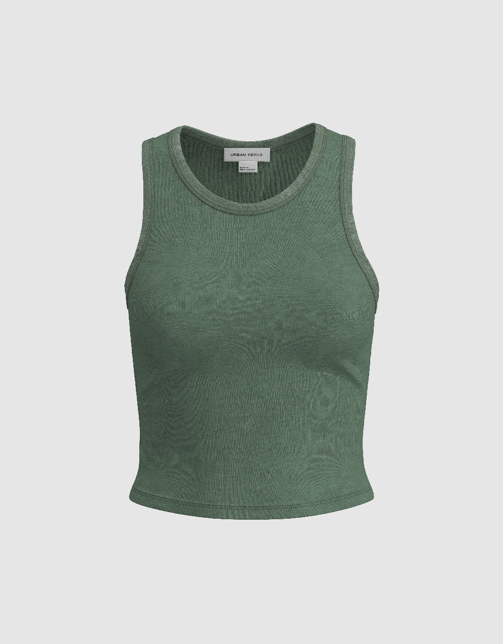 Crew Neck Knitted Tank Top