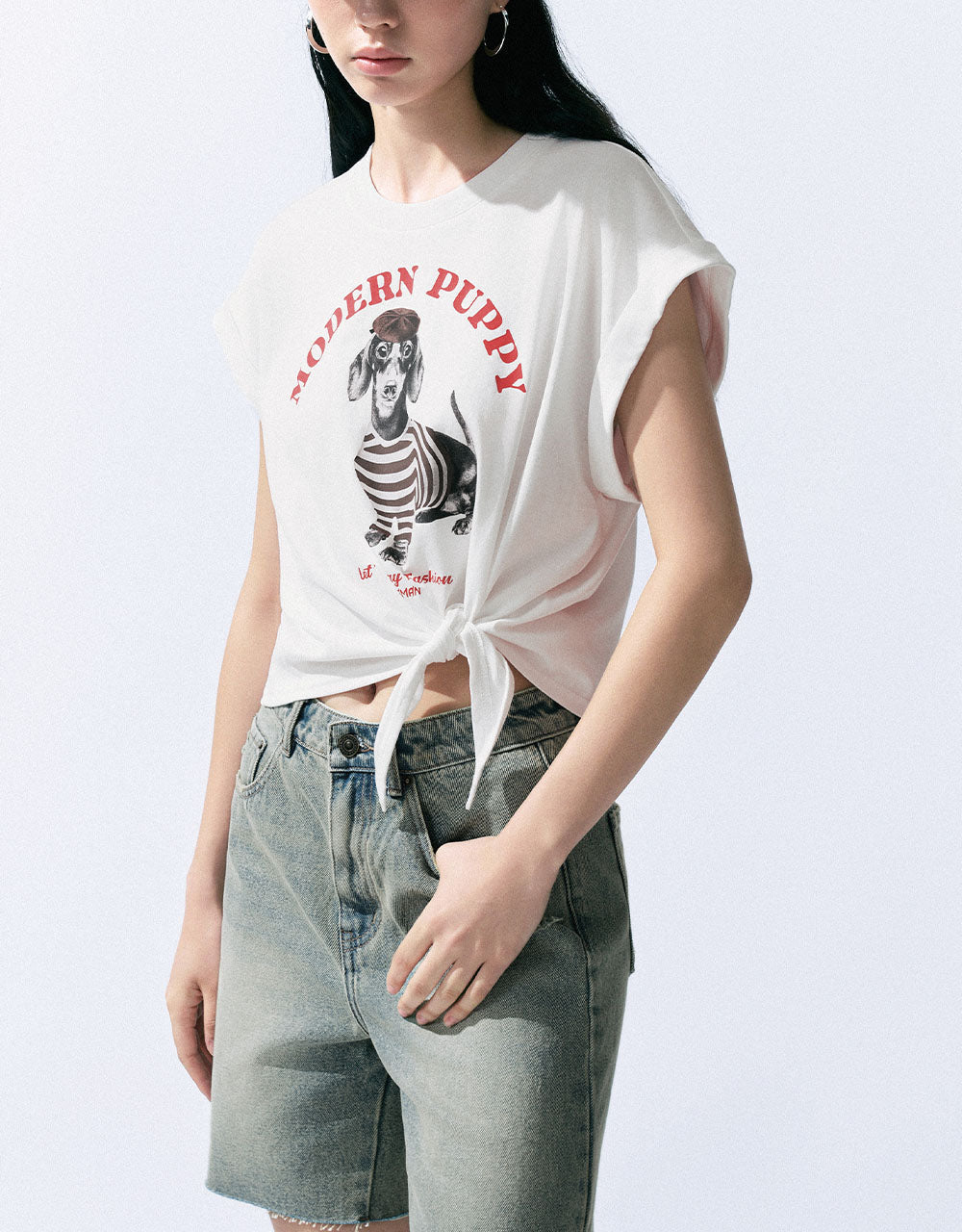 Printed Crew Neck T-Shirt