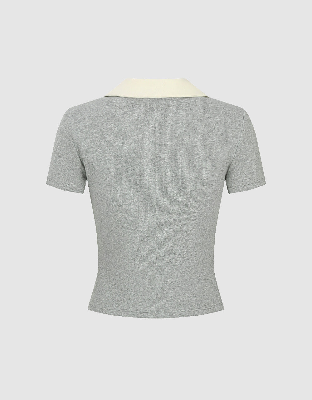 Collared Neck Two Toned T-Shirt