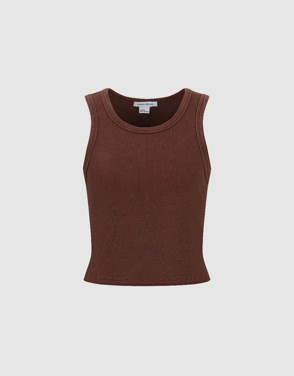 Crew Neck Knitted Tank Top