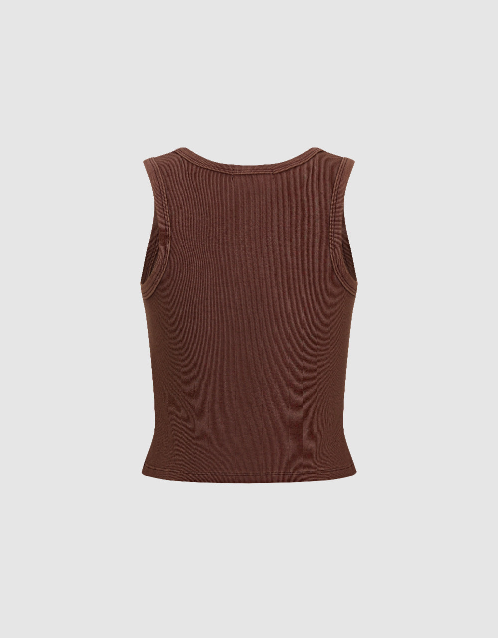 Crew Neck Knitted Tank Top