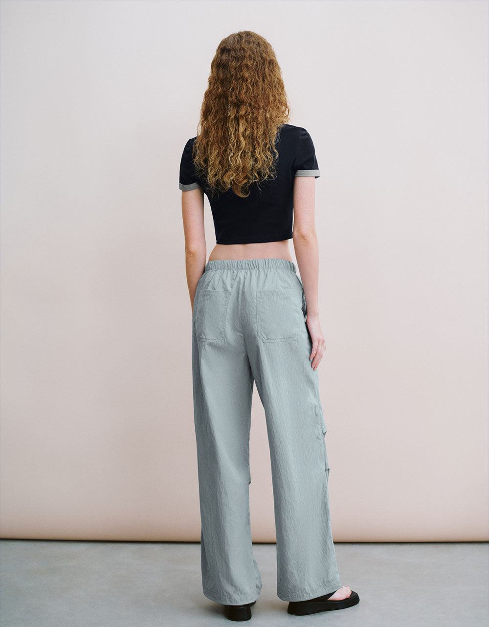 Letter Printed Crew Neck T-Shirt