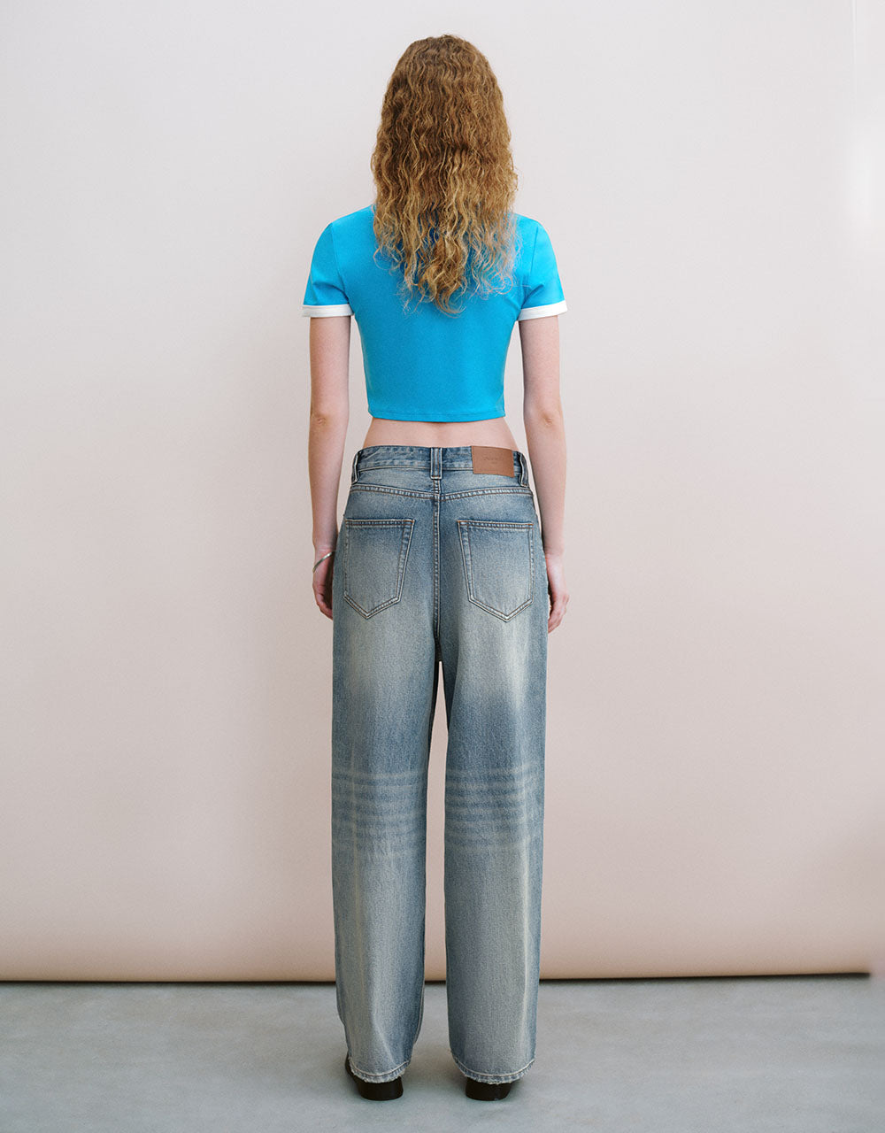 Letter Printed Crew Neck T-Shirt