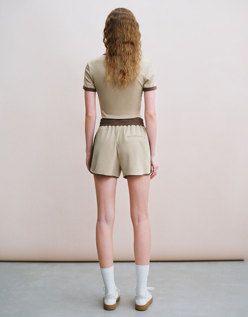 Letter Printed Crew Neck T-Shirt