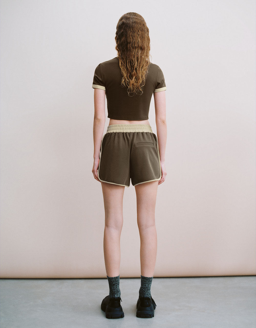 Letter Printed Crew Neck T-Shirt