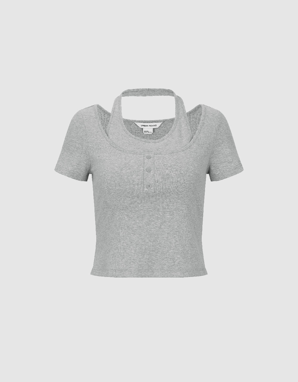 Halter Neck 2 In 1 T-Shirt