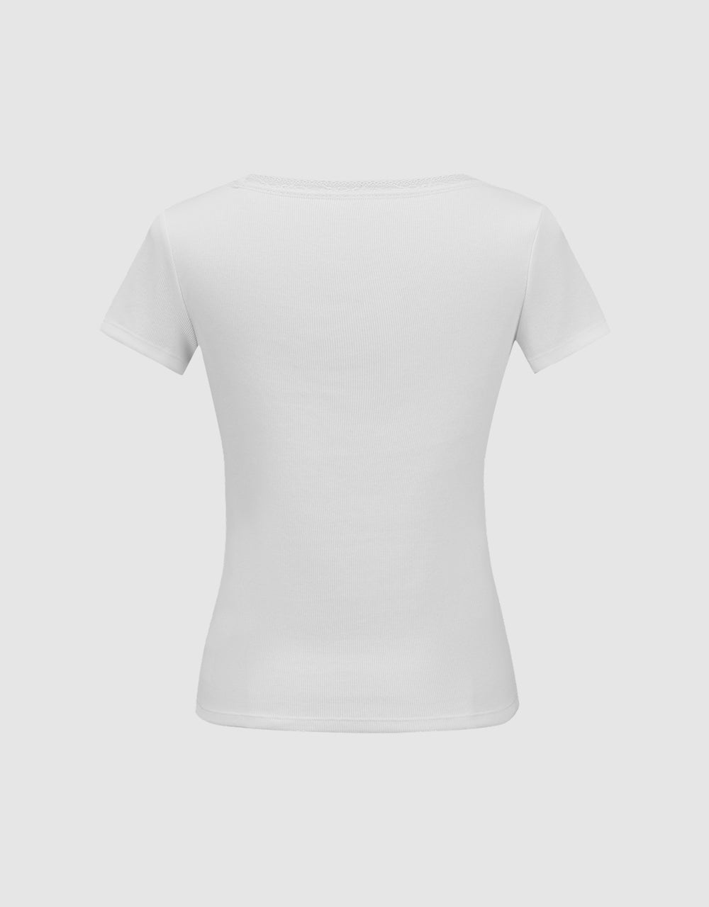 U Neck Skinny T-Shirt