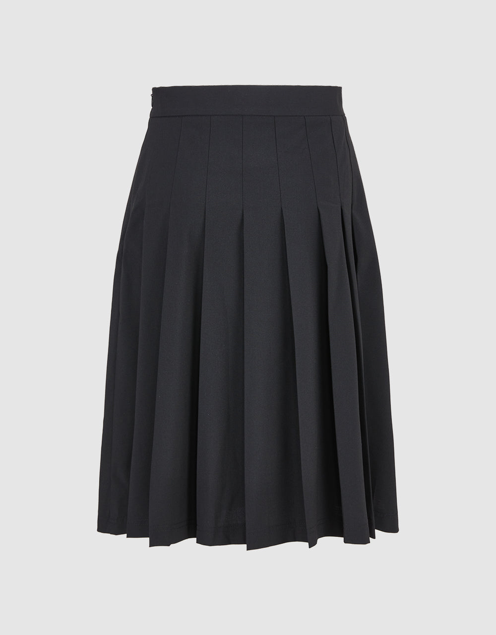 Pleated Midi A-Line Skirt