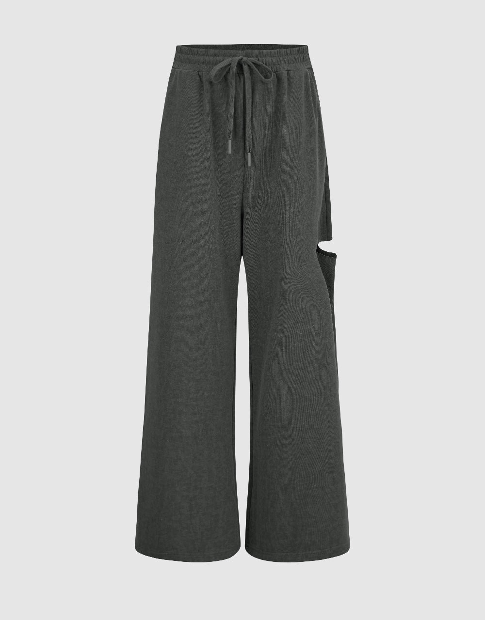 Drawstring Waist Straight Pants