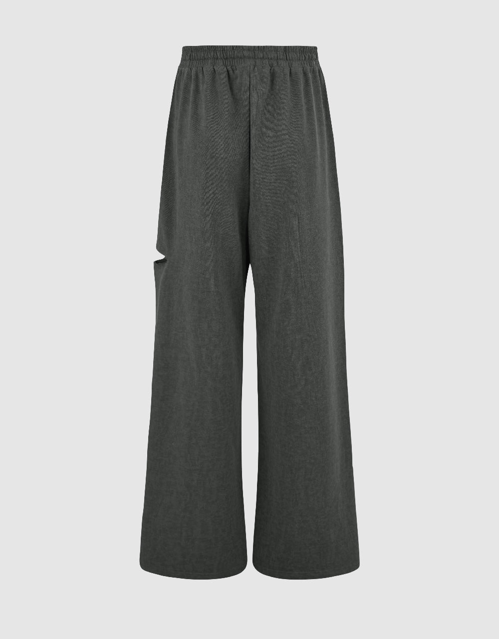 Drawstring Waist Straight Pants