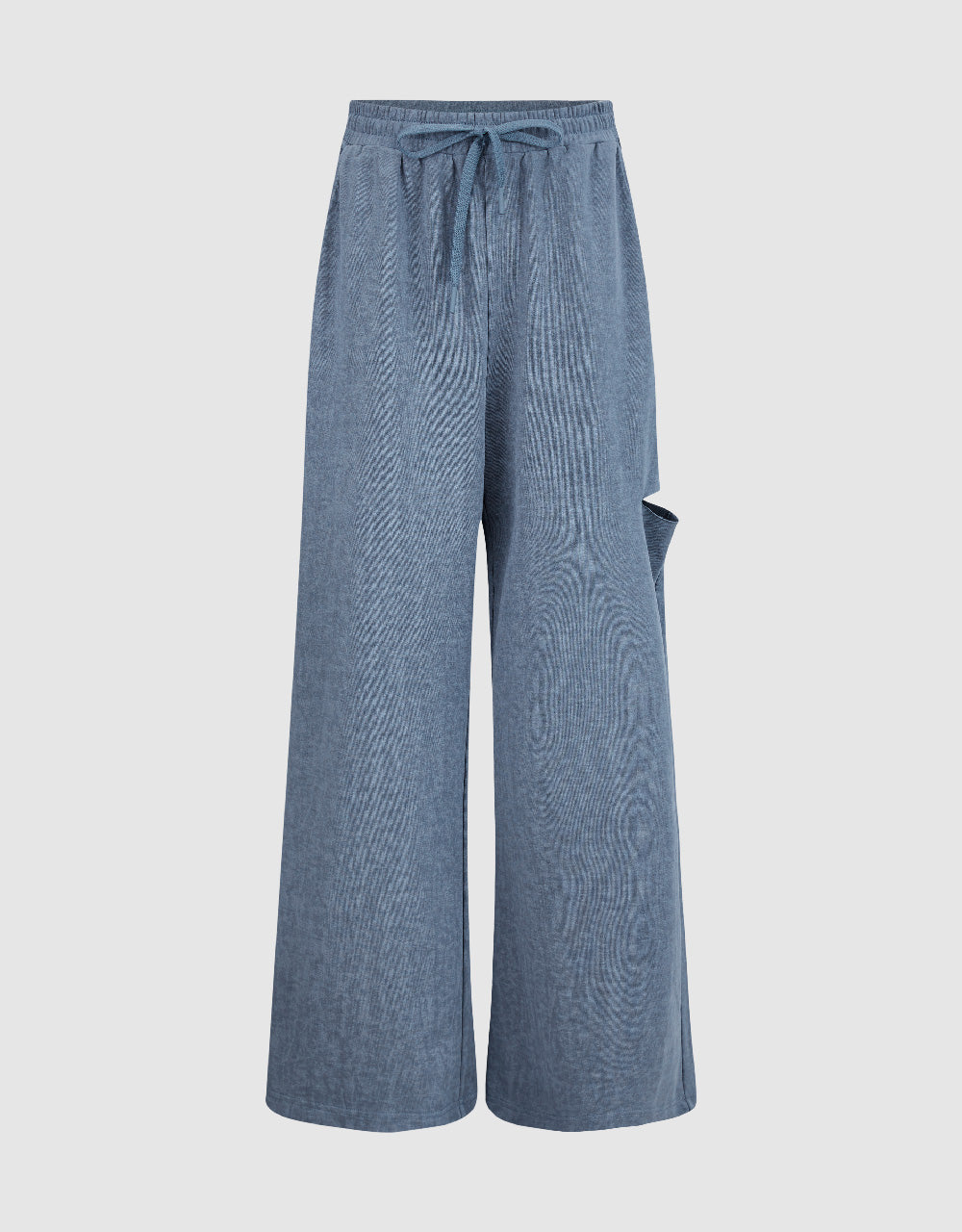 Drawstring Waist Straight Pants