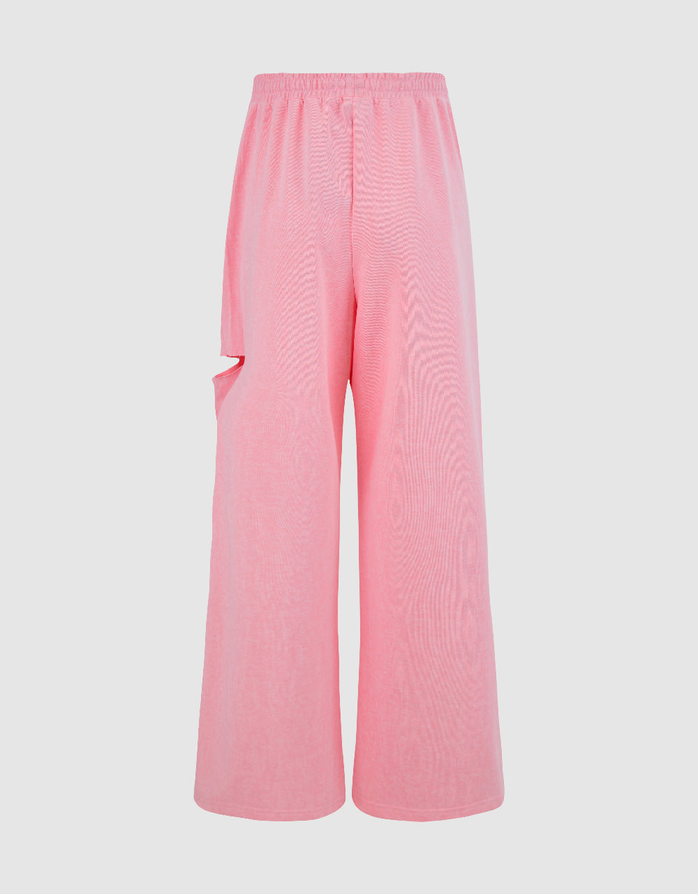 Drawstring Waist Straight Pants