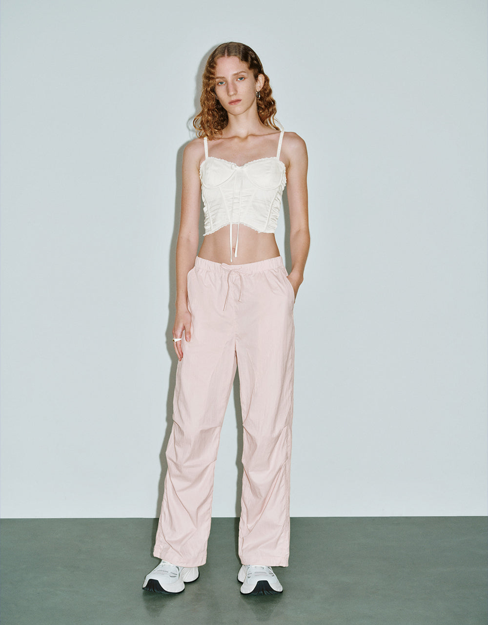 Elastic Waist Loose Jogger Pants