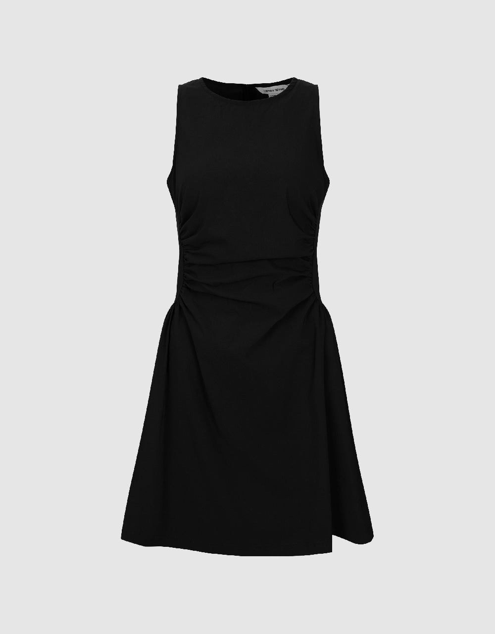 Sleeveless Crew Neck A-Line Dress