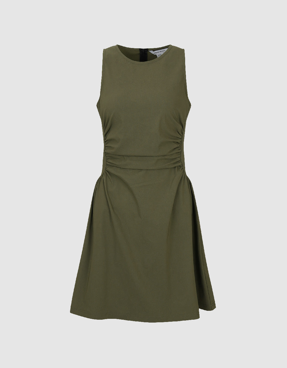 Sleeveless Crew Neck A-Line Dress