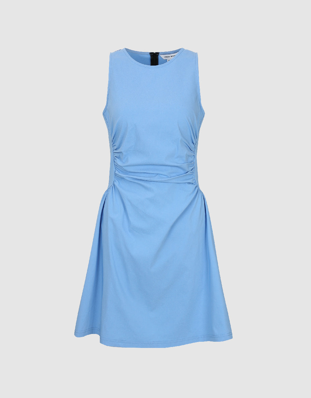 Sleeveless Crew Neck A-Line Dress