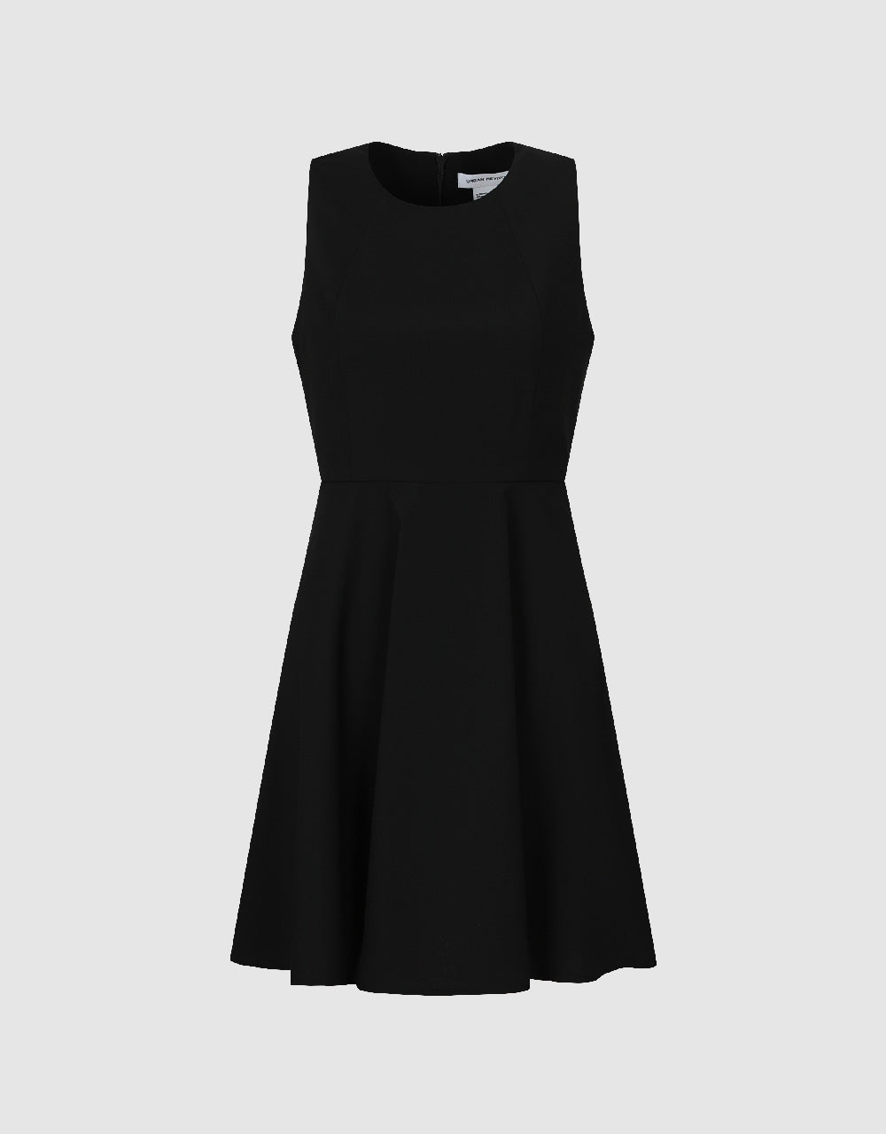 Sleeveless Crew Neck A-Line Dress