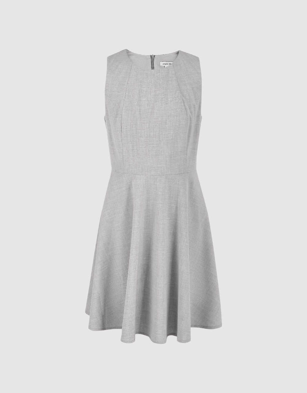 Sleeveless Crew Neck A-Line Dress