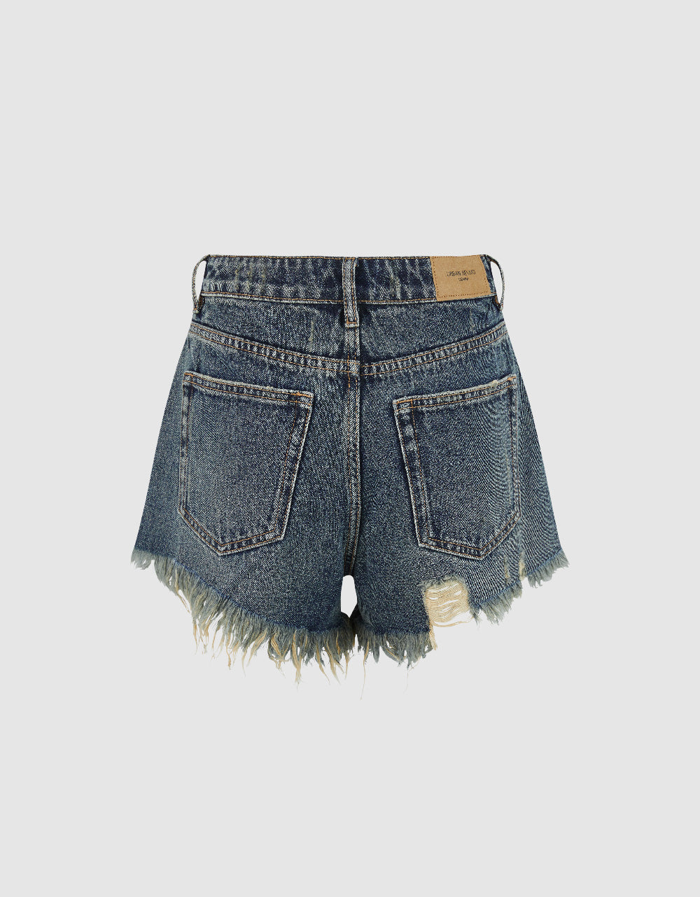 Raw Hem Denim Shorts