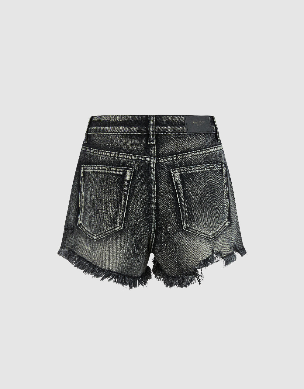 Raw Hem Denim Shorts