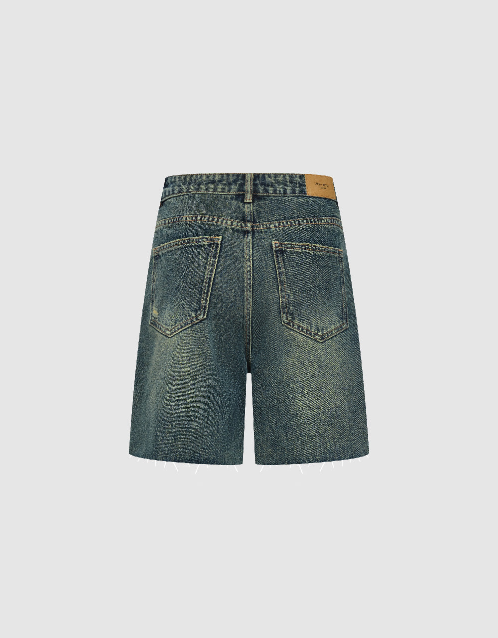 Raw Hem Denim Shorts