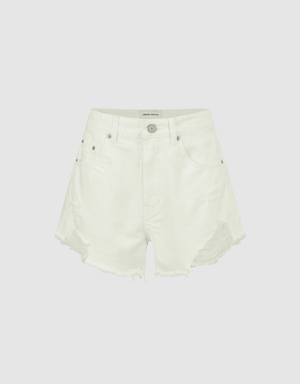 Raw Hem Denim Shorts