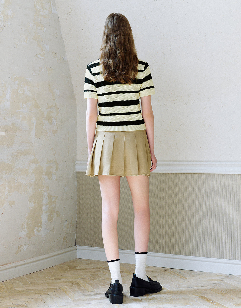 Striped Knitted T-Shirt