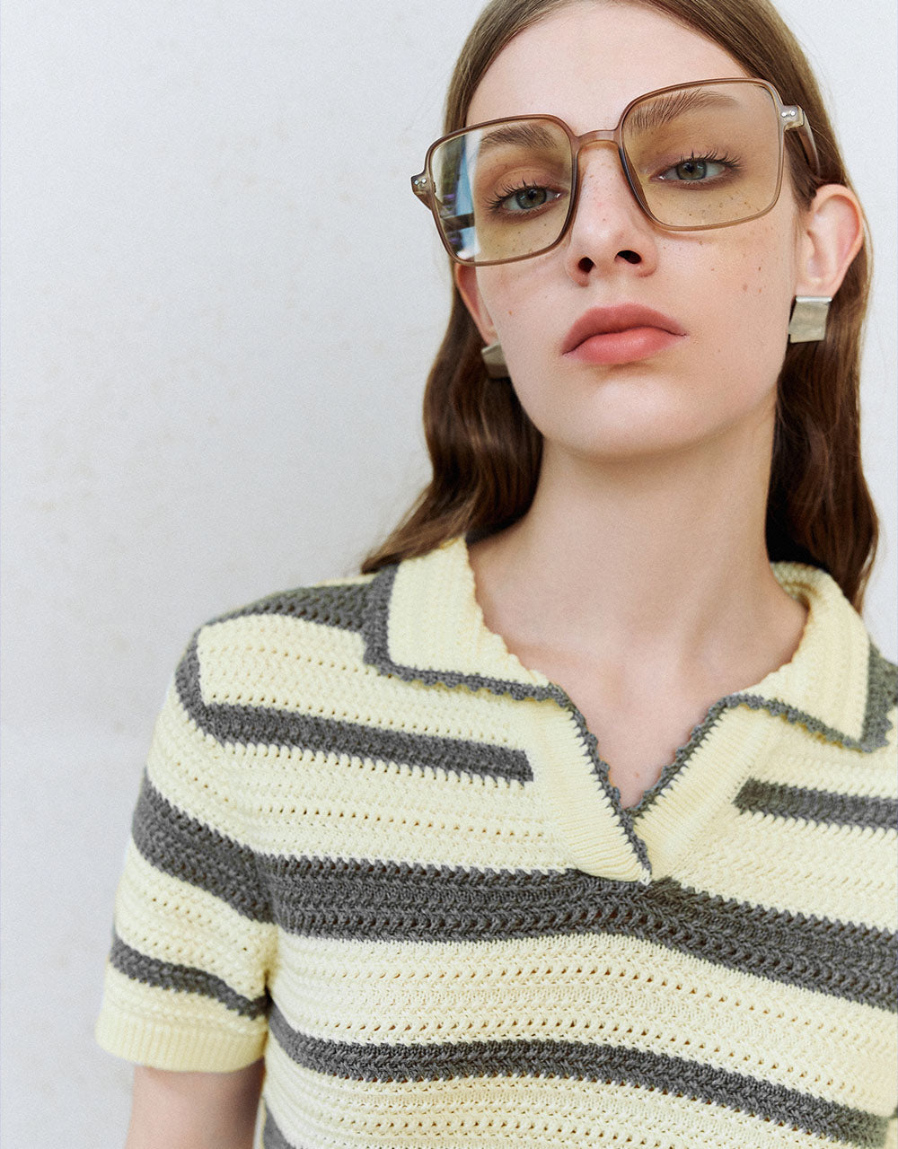 Striped Knitted T-Shirt