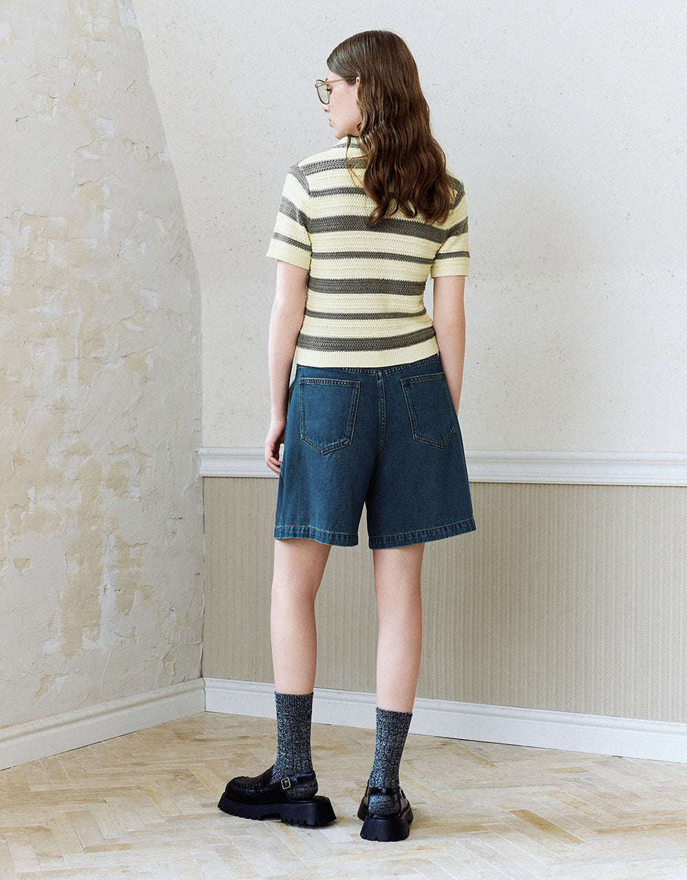 Striped Knitted T-Shirt