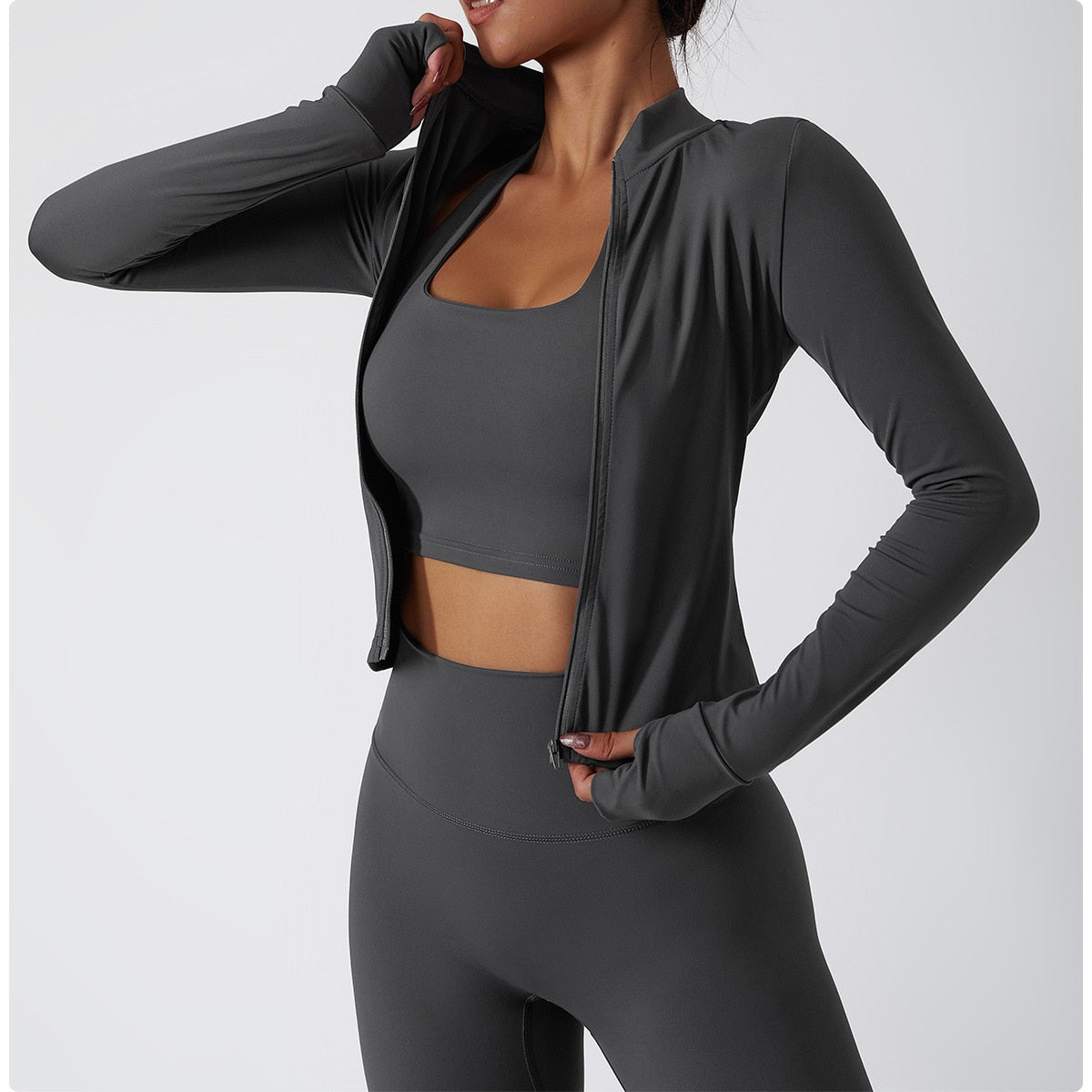 Viral Zip Longsleeve & Leggings Set