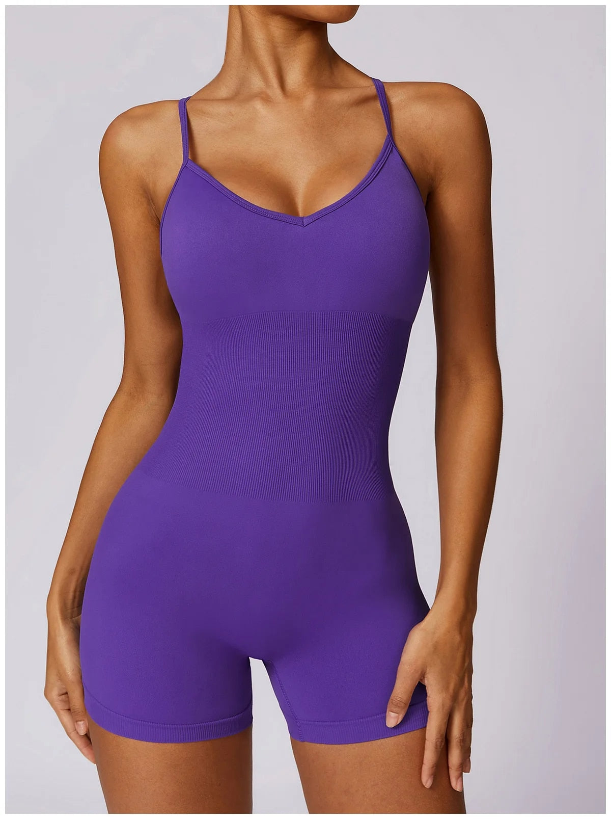 Seamless Scrunch Back Romper